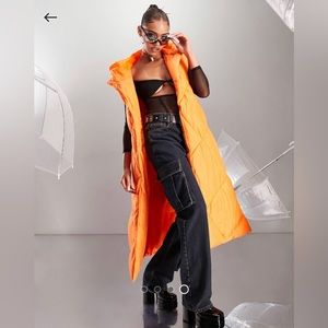 ASYOU Puffer Vest in Orange